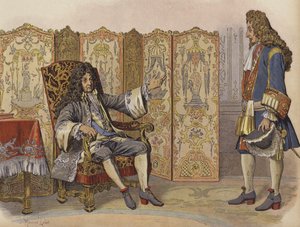 Visite de Villars à Louis XIV à Marly - Maurice Leloir