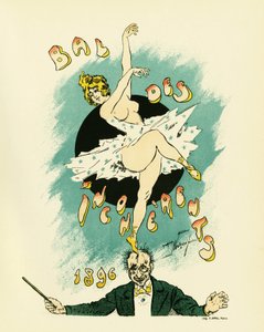 Affiche pour le bal des incohérents