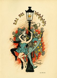 Affiche pour le bal des incohérents