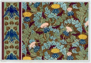 Dessins pour bordures de papier peint et tissu imprimé
