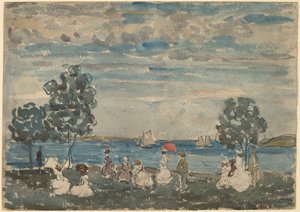 Figures sur une plage
