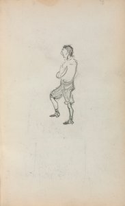 Carnet de croquis italien : Garçon debout (page 245) - Maurice Prendergast