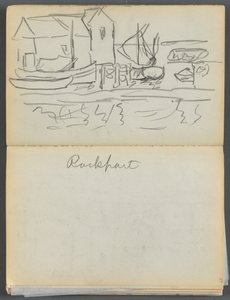 Sketchbook- The Granite Shore Hotel, Rockport, page 028  29 : "Rockport".