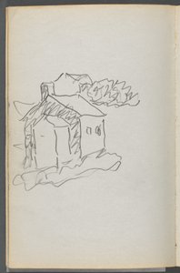 Carnet de croquis, The Dells, N° 127, page 046 : Maison - Maurice Prendergast