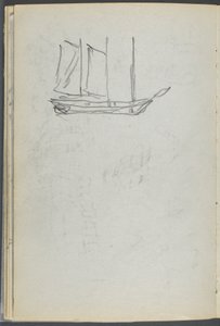 Sketchbook, The Dells, N° 127, page 106 : Voilier