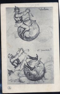 Carte Postale, Satirique en N & B