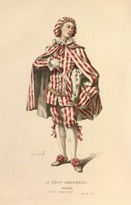 Costume pour le rôle de Gros - René, vers 1868 (gravure) - Maurice Sand