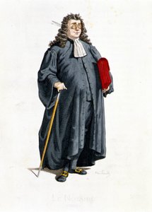 Le Notaire dans «Masques et bouffons» (comédie italienne), texte et dessins de Maurice Sand, gravures de A. Manceau, préface de Georges Sand, Paris, Michel Lévy Frères