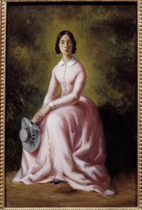 Portrait de la chanteuse Pauline Viardot (1821-1910) Peinture de Maurice Sand (1823-1889) 19ème siècle Paris, musée de la Vie Romantique - Maurice Sand