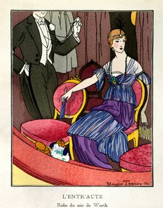 Intermède. Mode parisienne : robe de soirée par Charles Frederic Worth