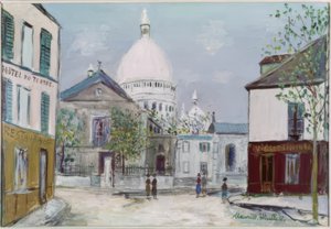 Place du Tertre et le Sacré-Coeur
