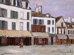 Restaurant de la Mere Catherine, Montmartre - Maurice Utrillo