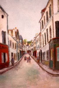 Rue a Pontoise - Maurice Utrillo