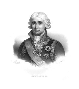 Jean Jacques Régis de Cambacérès, vers 1820