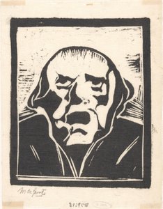 Figure avec bouche ouverte