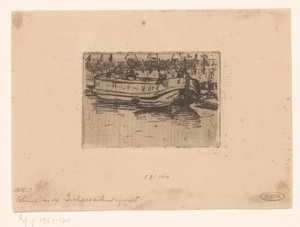 Bateau dans le Bickersgracht, Amsterdam