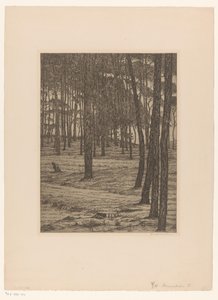 Forêt de pins I - Maurits van der Valk (signed by artist)