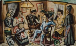 Avant le bal masqué, 1922 - Max Beckmann