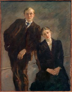 Double portrait de Max Beckmann et Minna Beckmann-Tube