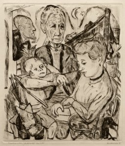 Scène de famille - Max Beckmann