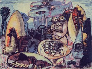 Paysage fantastique - Max Beckmann