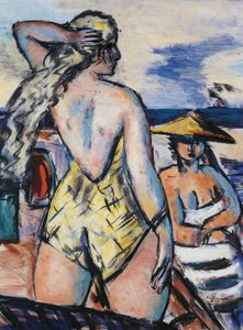 Filles au bord de la mer