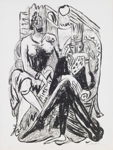 Roi et Démagogue, planche 8 du portfolio « Jour et Rêve » - Max Beckmann