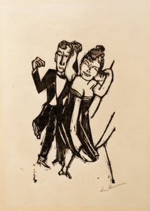 Petit couple dansant - Max Beckmann