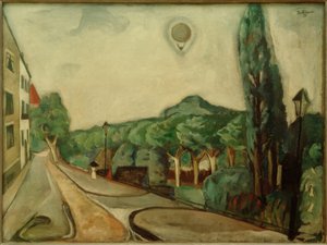Paysage avec ballon