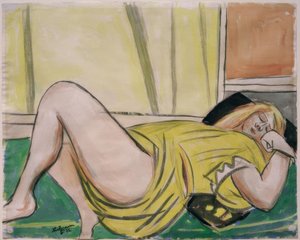 Allongée - Max Beckmann