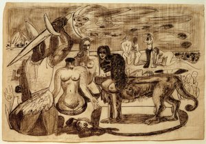 Persée (Hercule) dernière tâche - Max Beckmann