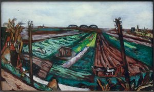 Paysage de polder avec Hembrug