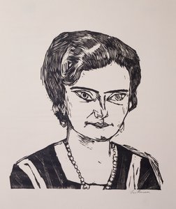Portrait de Frau HM (Naila) - Max Beckmann