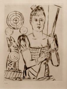 Stand de tir - Max Beckmann