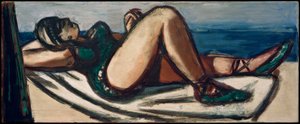 Dormant sur la plage