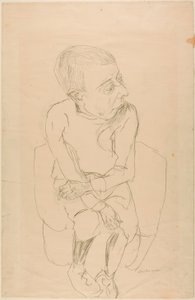 Garçon assis - Max Beckmann