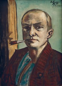 Autoportrait en vert avec chemise verte