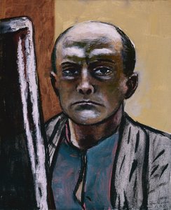 Autoportrait en Olive et Brun - Max Beckmann