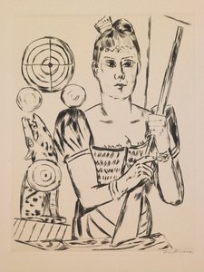 Galerie de tir, planche 4 du portfolio « Foire annuelle » - Max Beckmann