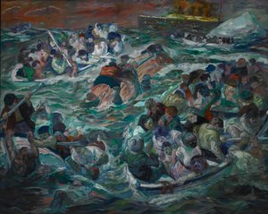 Naufrage du Titanic - Max Beckmann