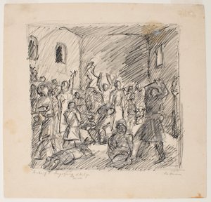 Esquisse pour la réception du Saint-Esprit