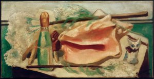 Nature morte avec coquillage rose