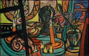 Nature morte avec plastique noir