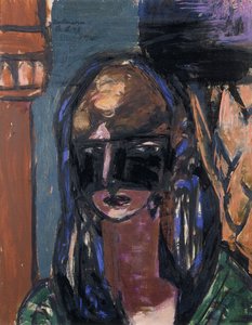 Femme avec Masque