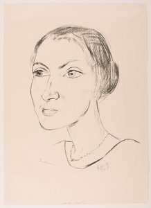 Femme au collier (Mme Parcus) - Max Beckmann