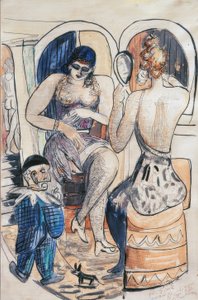 Deux danseuses (Fille avec nain bleu)