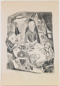 Planche 5 : Faim - Max Beckmann