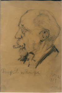 Portrait de Heinrich von Zügel - Max Bergmann