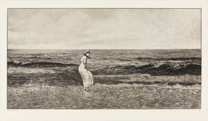 Au bord de la mer (Intermezzi, opus IV, feuille 2) - Max Klinger