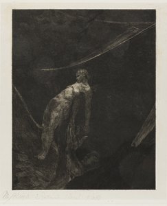 Retour au néant, planche quinze de Une Vie - Max Klinger